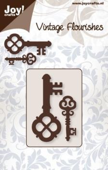 Joy Crafts Vintage Flourish Keys Schlüssel #0040