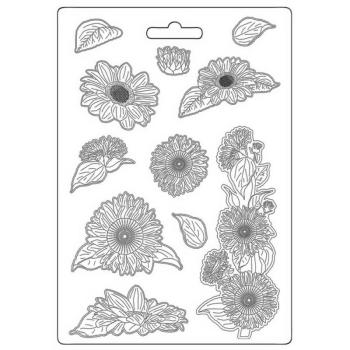 K3PTA4562 Stamperia A4 Mould Sunflower Art
