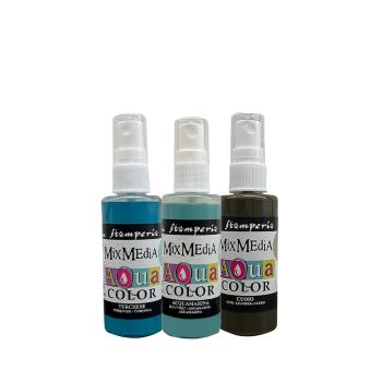 KAQXSS Stamperia Aquacolor Spray Kit Songs of the Sea