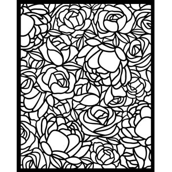 KSTD152 Stamperia Romance Forever Stencil Rose