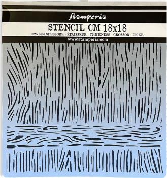 KSTDQ86 * Stamperia Stencil Sunflower Art Wood Texture