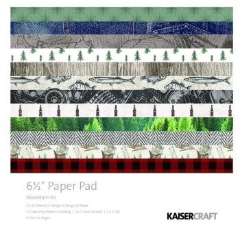 Kaisercraft 6.5 x 6.5 Inches Paper Pad Mountain Air