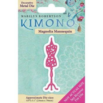 Kimono Magnolia Mannequin Decorative Metal Die