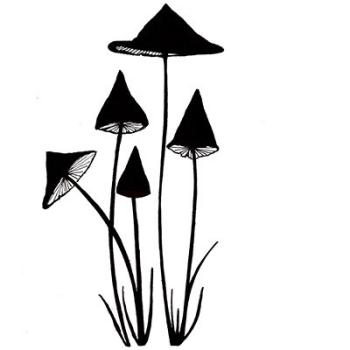 Lavinia Stamp Mini Slender Mushrooms