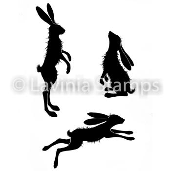 LAV482 Lavinia Stamps Whimsical Hares