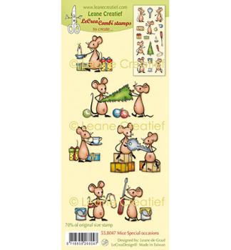 Leane Creatief Stamps Mice Special Occasions 55.8047