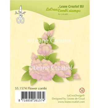 Leane Creatief Clearstempel Flower Combi