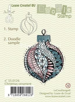 Leane Creatief Doodle Stamp Christmas Ornament