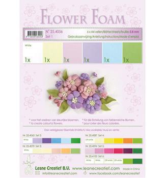 Leane Creatief Flower Foam Pastel Set 01