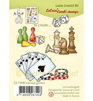 Leane Creatief Stamp Various Games 55.7408