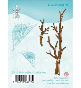 Leane Creatief Stempel Branches and Spider Web