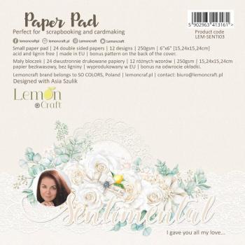 LemonCraft 6x6 Paper Pad Sentimental