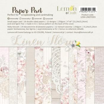 Lemon Craft 6x6 Paper Pad Linen Story
