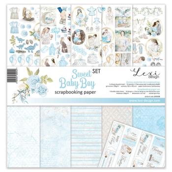 Lexi Design 12x12 Paper Pack Sweet Baby Boy SET