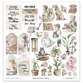 Lexi Design 12x12 Paper Pad Home Sweet Home