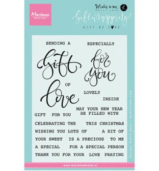 MD Clear Stamps Giftwrapping Gift of Love