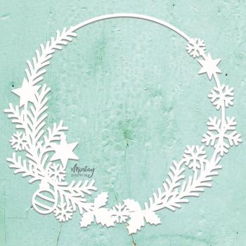 Mintay Chippies Decor Christmas Wreath #D12
