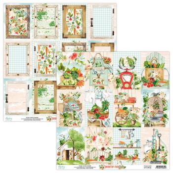 Mintay 12x12 Paper Sheet Country Fair Cards 06