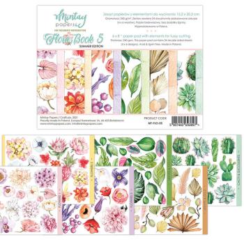 Mintay 6 x 8 Paper Pad Flora Book 5 Summer Edition