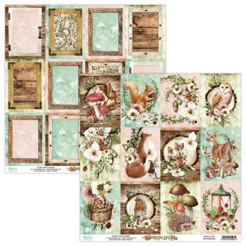 Mintay 12x12 Paper Sheet Woodland Cards 06
