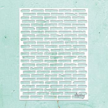 Mintay Kreativa 6x8 Stencil Brick Wall #17