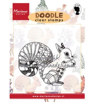Marianne Design Clear Stamp Doodle Squirrel