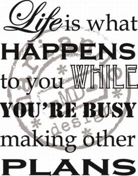 Marianne Design Clear Stamp Life Is What Happens