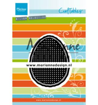 Marianne Design Craftables Cross Stitch Easter Egg #CR1497