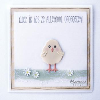 Marianne Design CreaTables Tiny's Easter Chick #LR0644