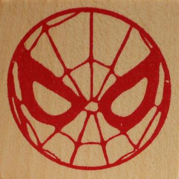 Marvel Comic Rubber Stamp Spiderman Mask