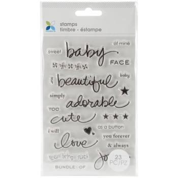 Momenta Crafts Clear Stamp Baby Face
