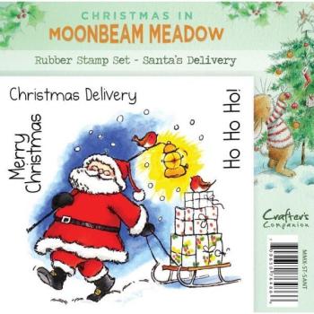 SALE Moonbeam Meadow Christmas Stamp - Santa's Delivery