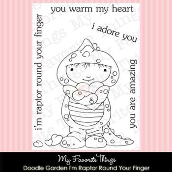 My Favorite Things - I'm Raptor Round Your Finger Clear Stamp