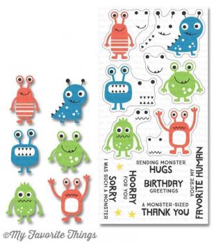 My Favorite Things Clear Stamp Set More Monsters