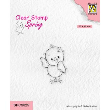 Nellie Snellen Clear Stamp Chickie Bye-bye SPCS025
