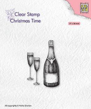 Nellie Snellen Clear Stamp Happy New Year CT007