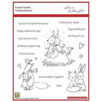 Nellie Snellen Clear Stamps Friends Forever