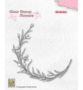 Nellie´s Choice Clear Stamp Blooming Twig #FLO029