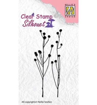 Nellie´s Choice Silhouette Clear Stamp Herbs Kräuter #SIL033