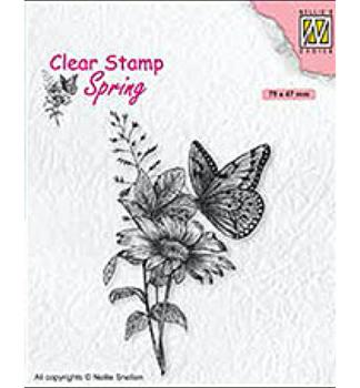 SPCS018 Nellie Snellen Clear Stamp Butterfly