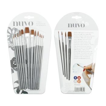 Nuvo Nylon Paint Brush Set Of 12