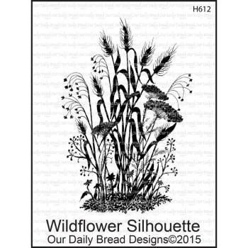 Our Daily Bread Designs Cling Stamp Wildflower Silhouette