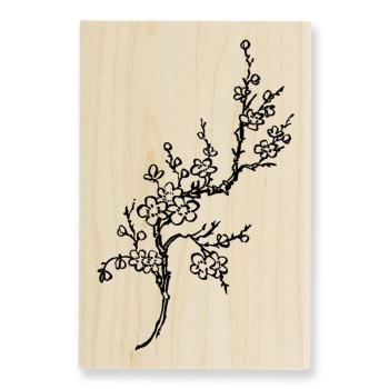 Stampendous Wooden Stamp Cherry Blossoms P066