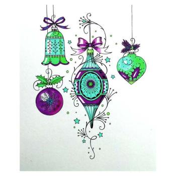 Pink Ink Designs Clear Stamp Baubles