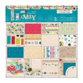Papermania 6x6 Paper Pad Sew Lovely