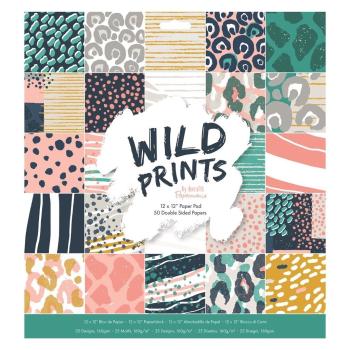 Papermania 12X12 Inch Paper Pad Wild Prints
