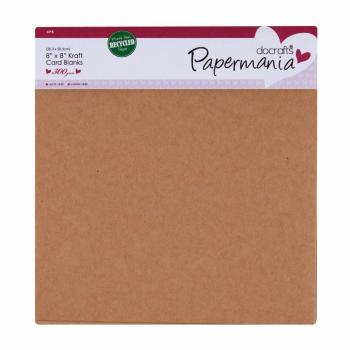 Papermania 8x8 Kartenset Kraftpapier #151400