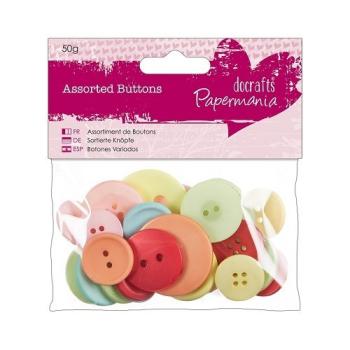 Papermania Assorted Buttons Vintage PMA354316