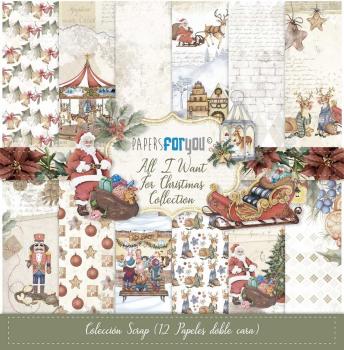 Papers For You 12x12 Paper Pad All I Want For Christmas #10801