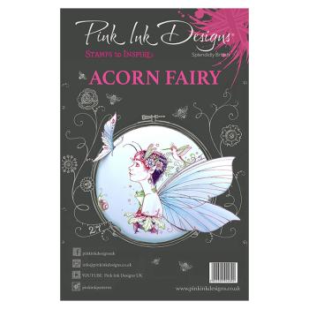 Pink Ink Designs Clear Stamp Set Acorn Fairy #010
